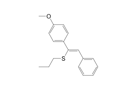 (Z)-1-(Propylthio)-2-phenyl-4-methoxystyrene