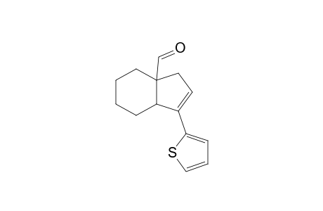 1-(Thiophen-2-yl)-3a,4,5,6,7,7a-hexahydro-3H-indene-3a-carbaldehyde