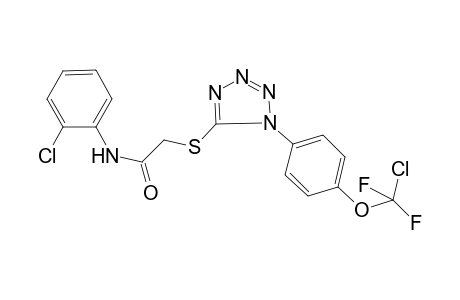 2-[1-[4-[chloro(difluoro)methoxy]phenyl]tetrazol-5-yl]sulfanyl-N-(2-chlorophenyl)acetamide