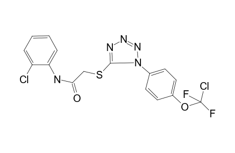 2-[1-[4-[chloro(difluoro)methoxy]phenyl]tetrazol-5-yl]sulfanyl-N-(2-chlorophenyl)acetamide