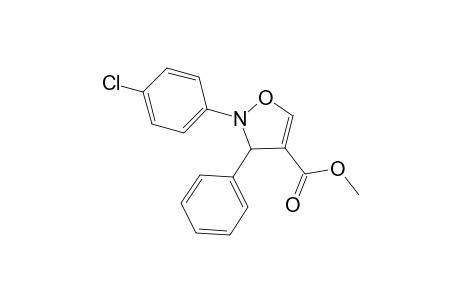 4-Isoxazolecarboxylic acid, 2-(4-chlorophenyl)-2,3-dihydro-3-phenyl-, methyl ester