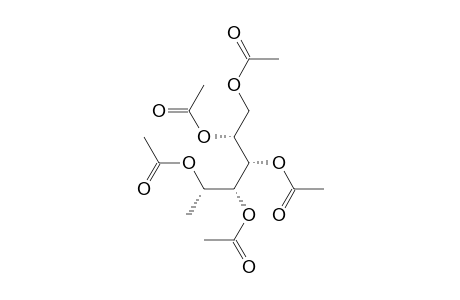 d-Galactitol, 1-deoxy-, pentaacetate