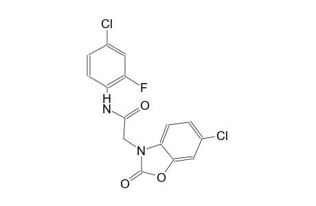 3-benzoxazoleacetamide, 6-chloro-N-(4-chloro-2-fluorophenyl)-2,3-dihydro-2-oxo-