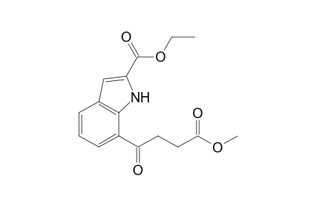 Ethyl 7-[3-(Methoxycarbonyl)propionyl]-1H-indole-2-carboxylate