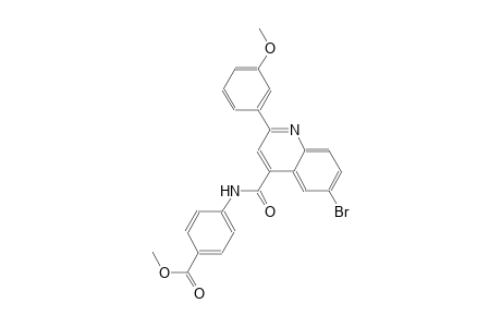 methyl 4-({[6-bromo-2-(3-methoxyphenyl)-4-quinolinyl]carbonyl}amino)benzoate