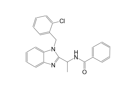 benzamide, N-[1-[1-[(2-chlorophenyl)methyl]-1H-benzimidazol-2-yl]ethyl]-