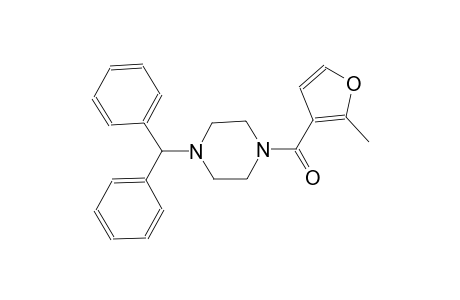 1-benzhydryl-4-(2-methyl-3-furoyl)piperazine