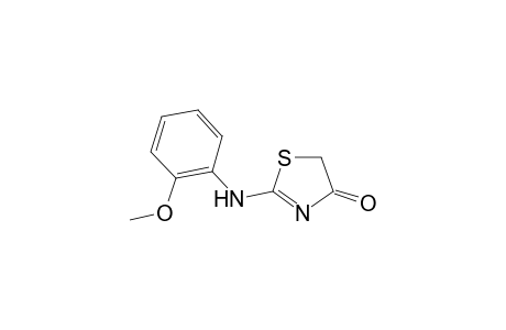 2-(2-Methoxyanilino)-1,3-thiazol-4(5H)-one