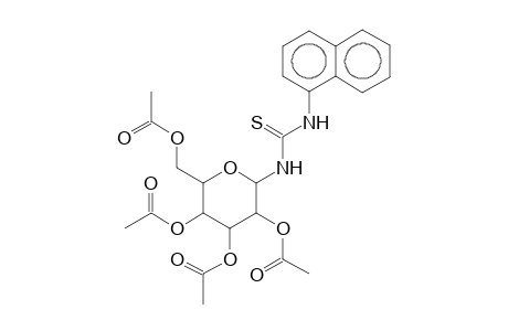 1-DEOXY-1-[3-(1-NAPHTHYL)-2-THIOUREIDO]-B-D-GLUCOPYRANOSE 2,3,4,6-