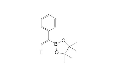 (E)-2-(2-Iodo-1-phenylvinyl)-4,4,5,5-tetramethyl-1,3,2-dioxaborolane