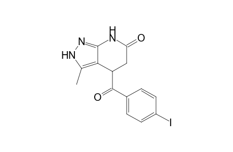 4-(4-Iodobenzoyl)-3-methyl-2,4,5,7-tetrahydro-6H-pyrazolo[3,4-b]pyridin-6-one