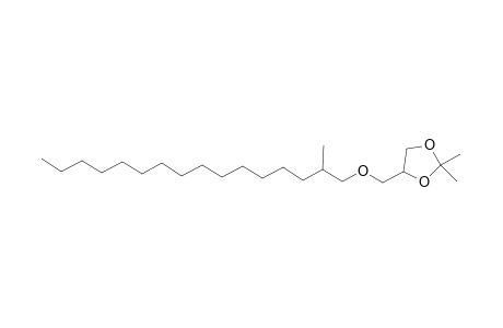 1,3-Dioxolane, 2,2-dimethyl-4-[[(2-methylhexadecyl)oxy]methyl]-