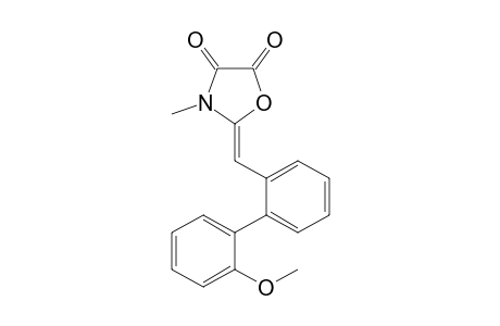 (2Z)-2-[2-(2-methoxyphenyl)benzylidene]-3-methyl-oxazolidine-4,5-quinone