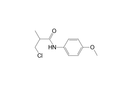 3-chloro-N-(4-methoxyphenyl)-2-methylpropanamide