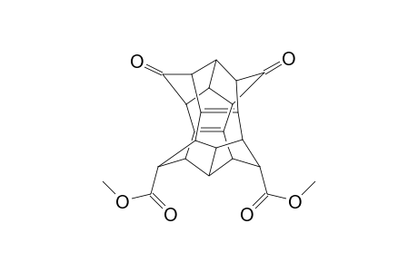 Dimethyl 13,18-Dioxononacyclo[12.6.0.0(2,6).0(4,11).0(5,9).0.(7,20).0(10,17).0(12,16).0(15.19)]icosa-1(20),10-dien-3-anti,8-anti-dicaboxylate