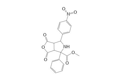 1H-Furo[3,4-c]pyrrole-4-carboxylic acid, hexahydro-6-(4-nitrophenyl)-1,3-dioxo-4-phenyl-, methyl ester, (3a.alpha.,4.beta.,6.beta.,6a.alp ha.)-(.+-.)-