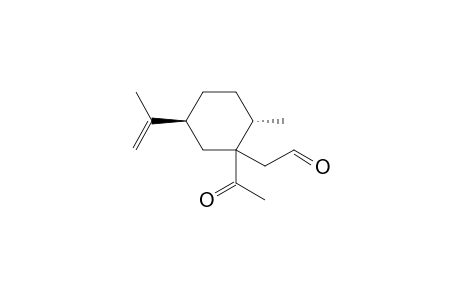 [(2R,5R)-1-Acetyl-5-isopropenyl-2-methylcyclohexyl]acetaldehyde
