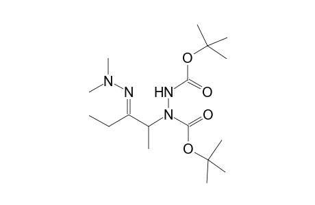 N-(tert-butoxycarbonylamino)-N-[(2E)-2-(dimethylhydrazono)-1-methyl-butyl]carbamic acid tert-butyl ester