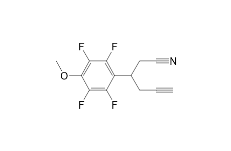 4-(4-Methoxy-2,3,5,6-tetrafluorophenyl)-5-cyano-1-pentyne