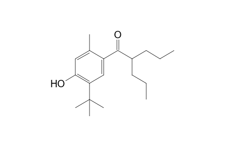 5'-tert-butyl-4'-hydroxy-2'-methyl-2-propylvalerophenone