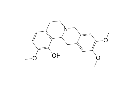 6H-Dibenzo[a,g]quinolizin-1-ol, 5,8,13,13a-tetrahydro-2,10,11-trimethoxy-, (S)-