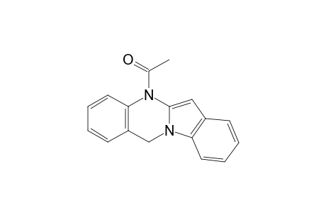Indolo[2,1-b]quinazoline, 5-acetyl-5,12-dihydro-
