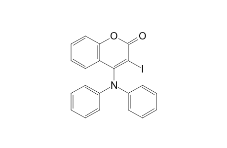 3-iodo-4-(N-phenylanilino)-1-benzopyran-2-one