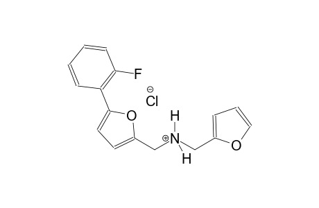 [5-(2-fluorophenyl)-2-furyl]-N-(2-furylmethyl)methanaminium chloride