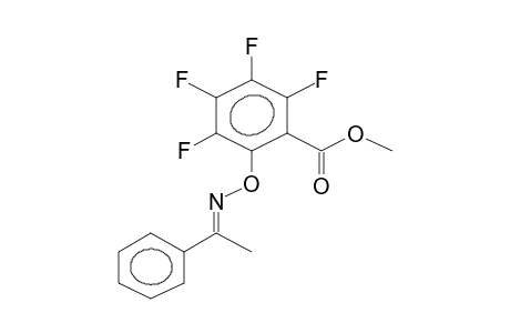 ACETOPHENONOXIME, O-2-METHOXYCARBONYLTETRAFLUOROPHENYL ETHER