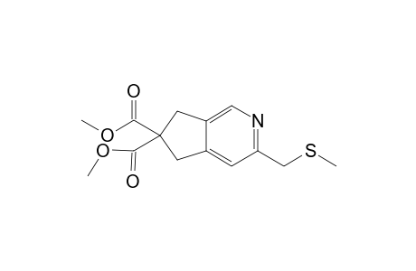 Dimethyl 5-(methylthiomethyl)cyclopenta[c]pyridine-2,2-dicarboxylate