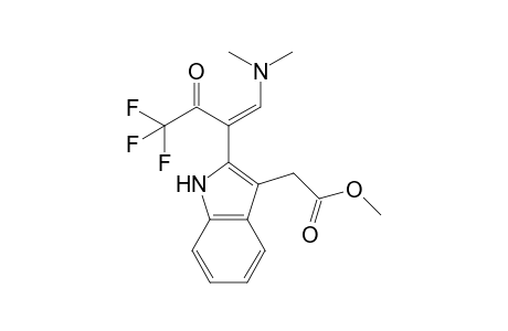 Methyl {2-[1'-(dimethylamino)methylene-3',3',3'-trifluoro-2'-oxopropyl]-1H-indol-3-yl}-acetate