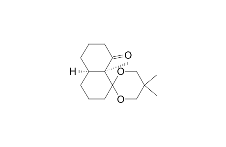 Spiro[1,3-dioxane-2,1'(2'H)-naphthalen]-8'(5'H)-one, hexahydro-5,5,8'a-trimethyl-, cis-(.+-.)-