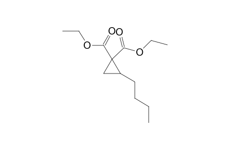 2-butyl-1,1-cyclopropanedicarboxylic acid, diethyl ester