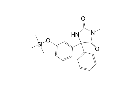 2,4-Imidazolidinedione, 3-methyl-5-phenyl-5-[3-[(trimethylsilyl)oxy]phenyl]-