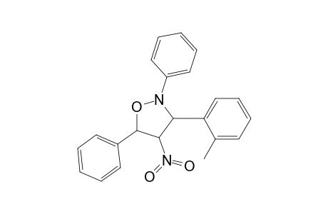 Isoxazolidine, 3-(2-methylphenyl)-4-nitro-2,5-diphenyl-