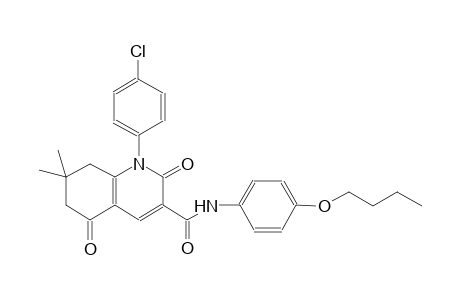 3-quinolinecarboxamide, N-(4-butoxyphenyl)-1-(4-chlorophenyl)-1,2,5,6,7,8-hexahydro-7,7-dimethyl-2,5-dioxo-