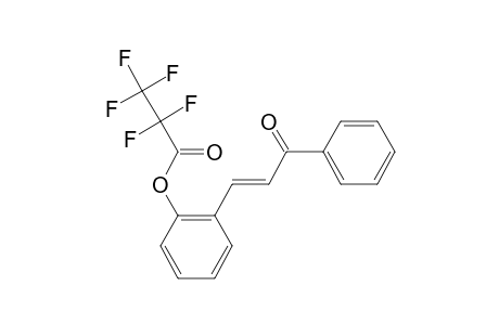 2-(Pentafluoropropionyl)oxybenzylidene acetophenone