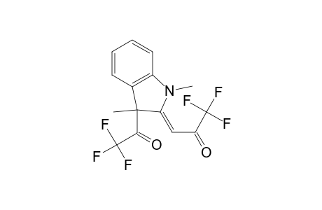 2-Propanone, 3-[1,3-dihydro-1,3-dimethyl-3-(trifluoroacetyl)-2H-indol-2-ylidene]-1 ,1,1-trifluoro-