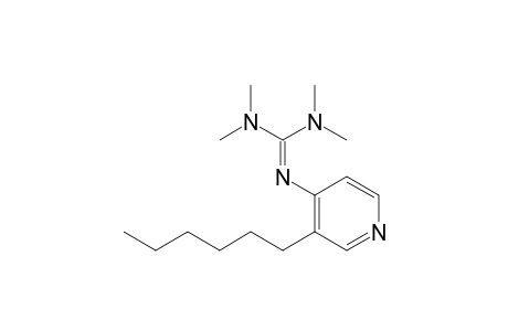 2-(3-Hexylpyridin-4-yl)-1,1,3,3-tetramethylguanidine