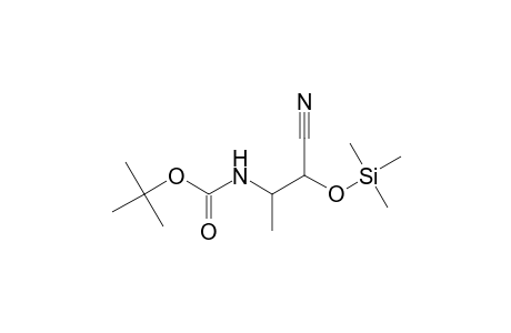 Butyronitrile, 2-(trimethylsilyloxy)-(3S)-(t-butoxycarbonyl)amino-
