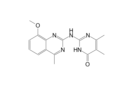 4(3H)-pyrimidinone, 2-[(8-methoxy-4-methyl-2-quinazolinyl)amino]-5,6-dimethyl-