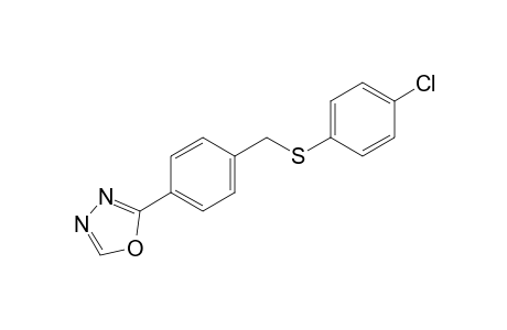 2-{alpha-[(p-CHLOROPHENYL)THIO]-p-TOLYL}-1,3,4-OXADIAZOLE