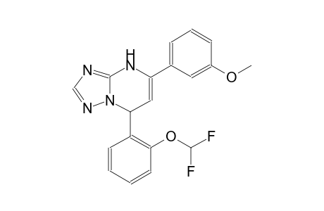 [1,2,4]triazolo[1,5-a]pyrimidine, 7-[2-(difluoromethoxy)phenyl]-4,7-dihydro-5-(3-methoxyphenyl)-