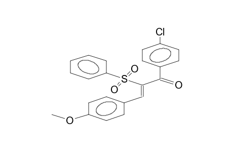 phenyl 1-(4-chlorobenzoyl)-2-(4-methoxyphenyl)ethenyl sulfone