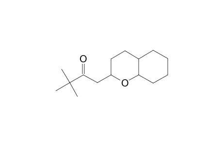 1-(3,4,4a,5,6,7,8,8a-octahydro-2H-1-benzopyran-2-yl)-3,3-dimethyl-2-butanone