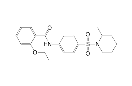 benzamide, 2-ethoxy-N-[4-[(2-methyl-1-piperidinyl)sulfonyl]phenyl]-