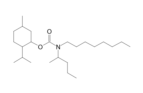 Carbonic acid, monoamide, N-(2-pentyl)-N-octyl-, menthyl ester