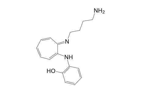 N-[2-(2-Hydroxyanilino)-2,4,6-cycloheptatrienylidene]-1,4-butandiamine