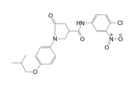 3-pyrrolidinecarboxamide, N-(4-chloro-3-nitrophenyl)-1-[4-(2-methylpropoxy)phenyl]-5-oxo-