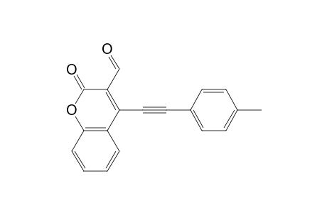 2-Oxo-4-(p-tolylethynyl)-2H-chromene-3-carbaldehyde